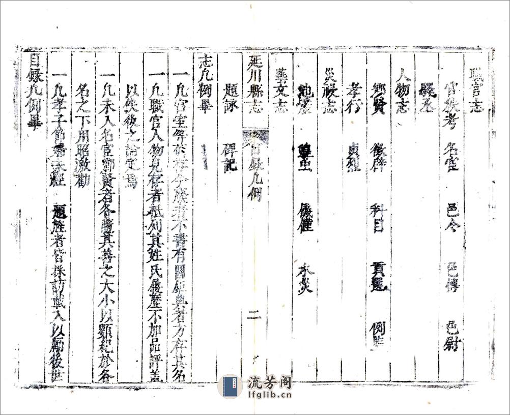 延川县志（顺治） - 第7页预览图