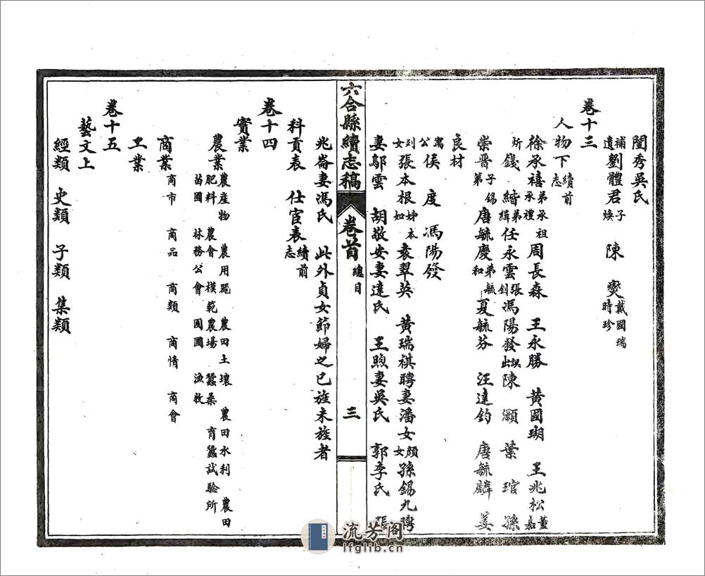 六合县续志稿（民国） - 第5页预览图