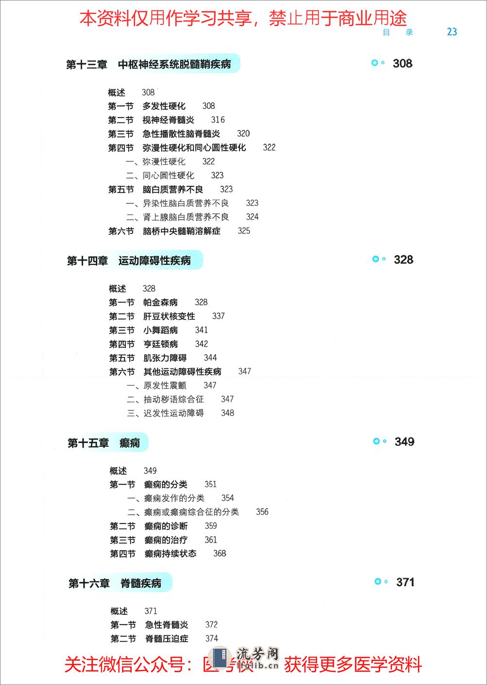 《神经病学》人卫第9版教材--高清彩色 - 第7页预览图