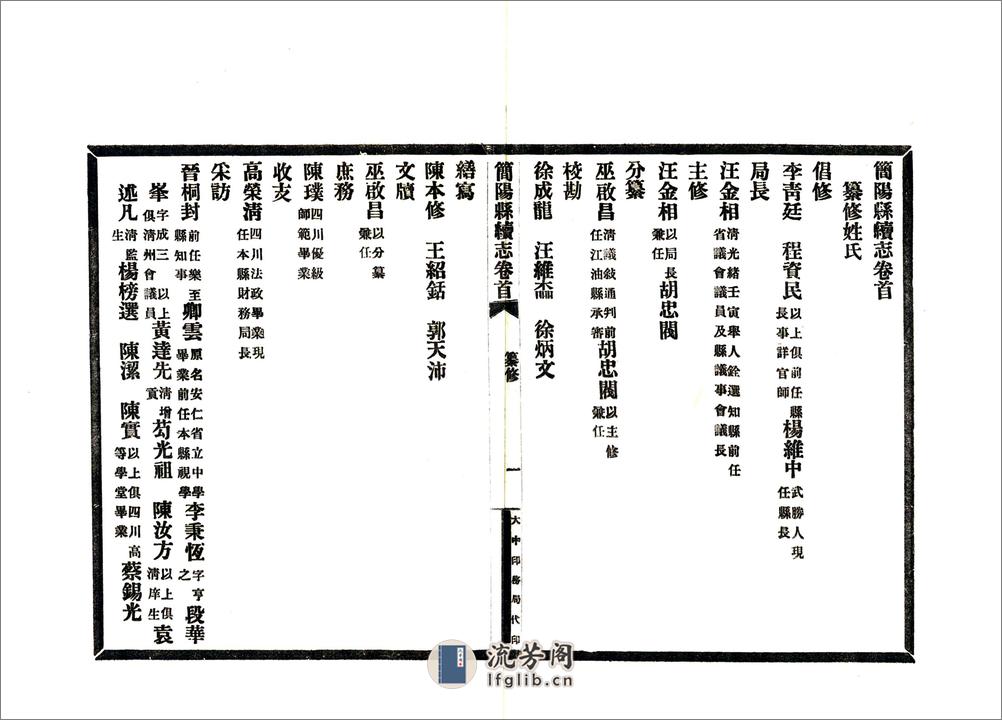 简阳县续志（民国20年） - 第11页预览图