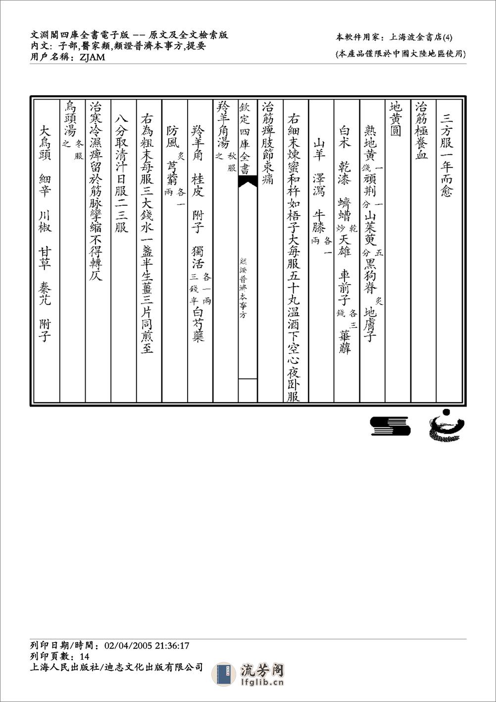 政类普济本事方-唐慎微 - 第14页预览图