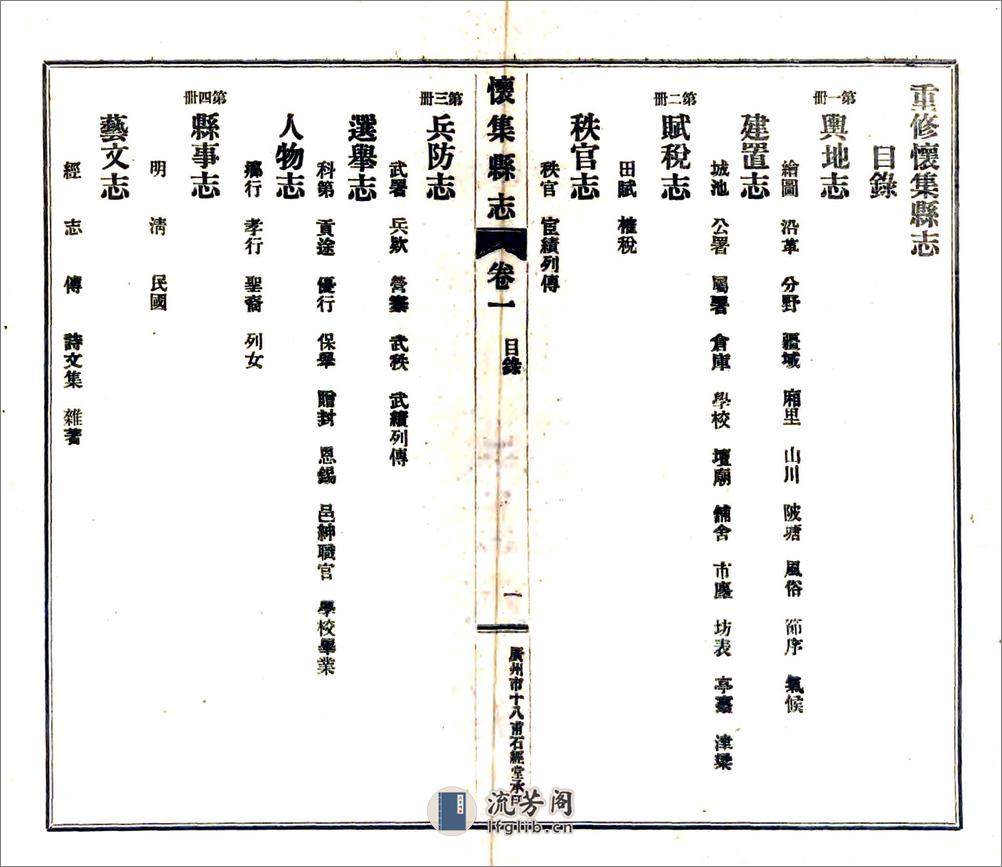 怀集县志（民国） - 第6页预览图