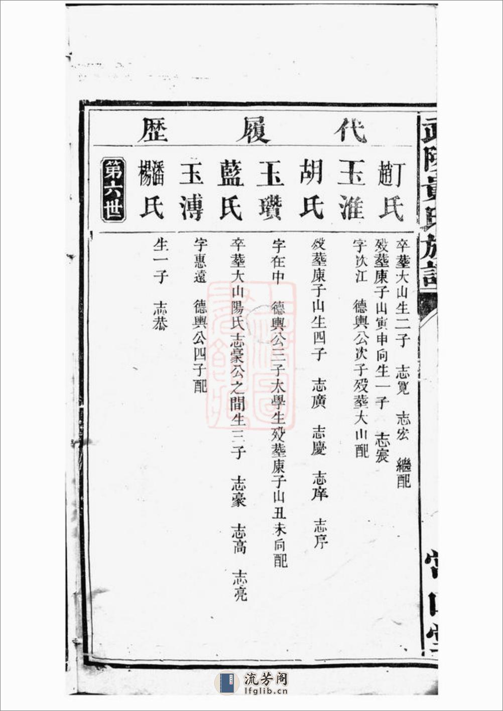 武陵贵氏族谱：不分卷 - 第3页预览图