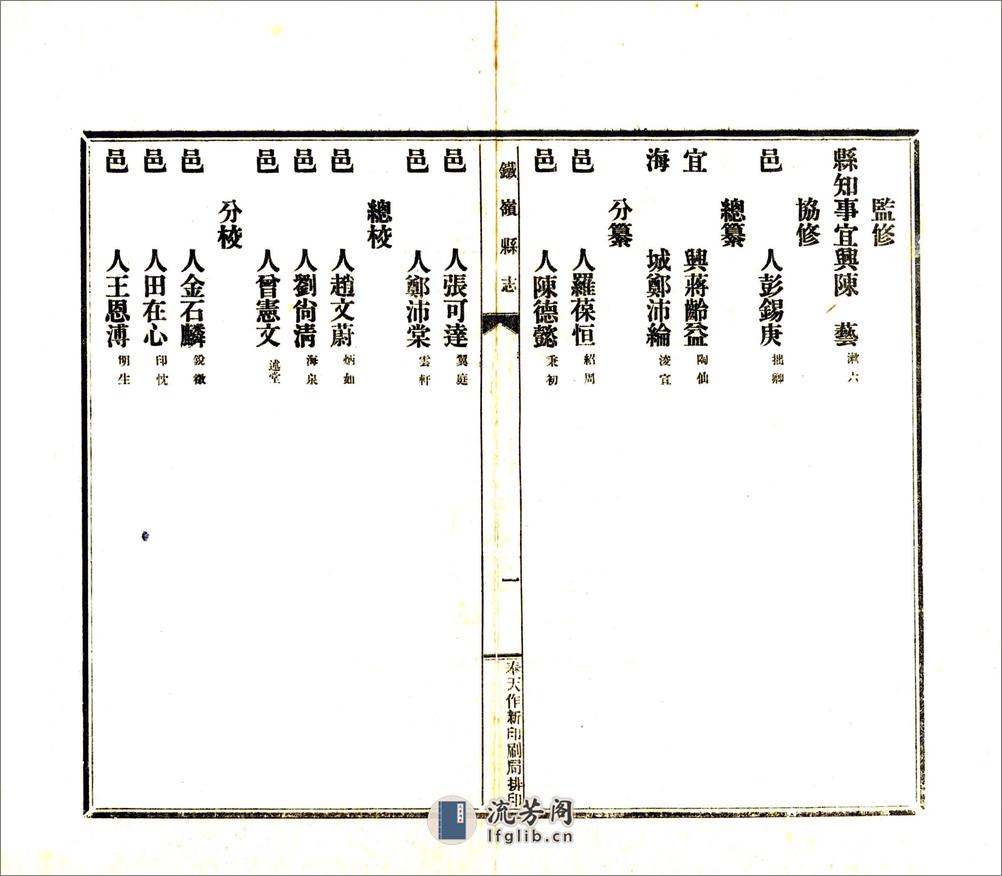 铁岭县志（民国6年） - 第3页预览图