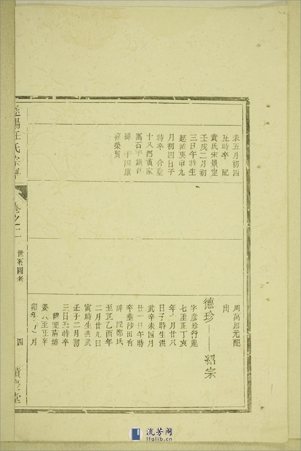 遂阳任氏大宗谱：共6卷 - 第2页预览图