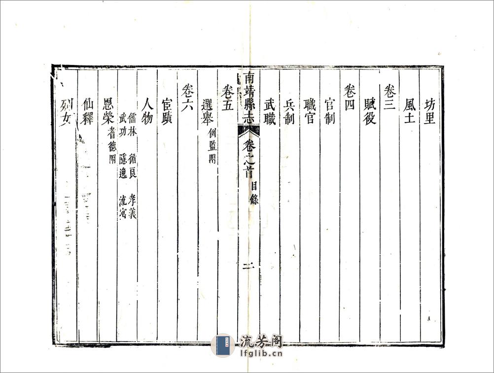 南靖县志（乾隆） - 第20页预览图