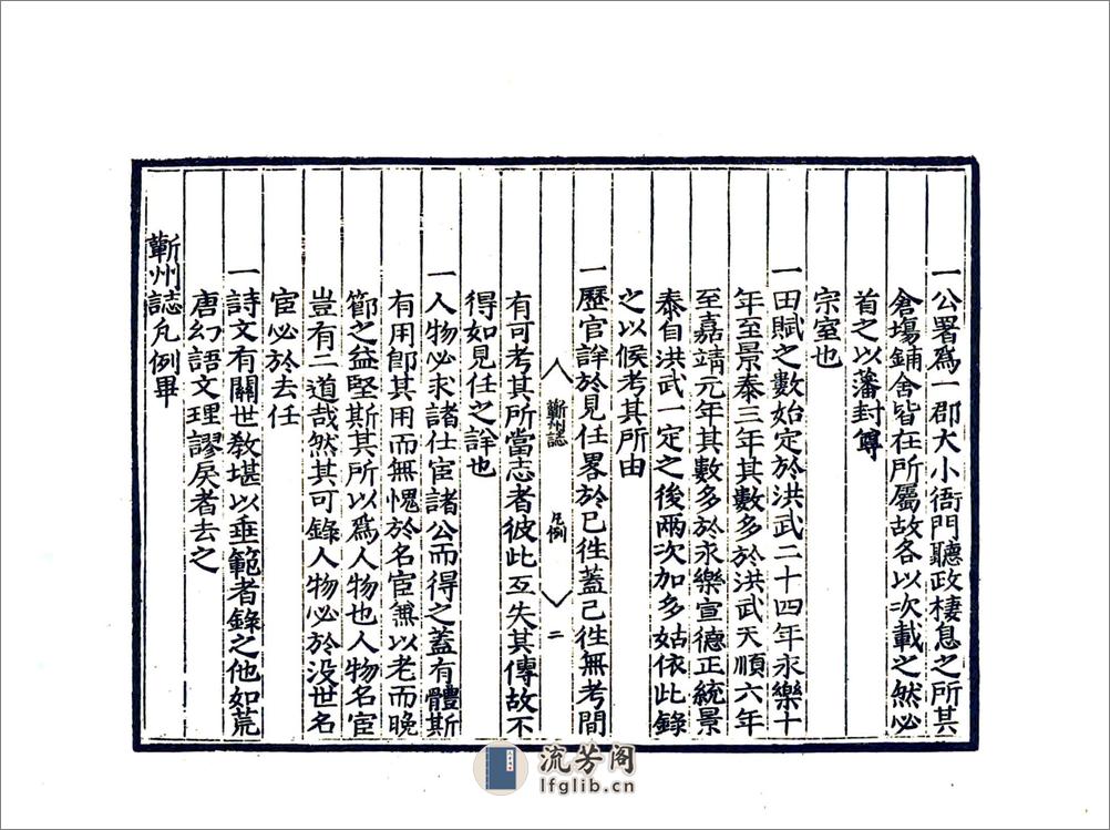 蕲州志（嘉靖） - 第9页预览图