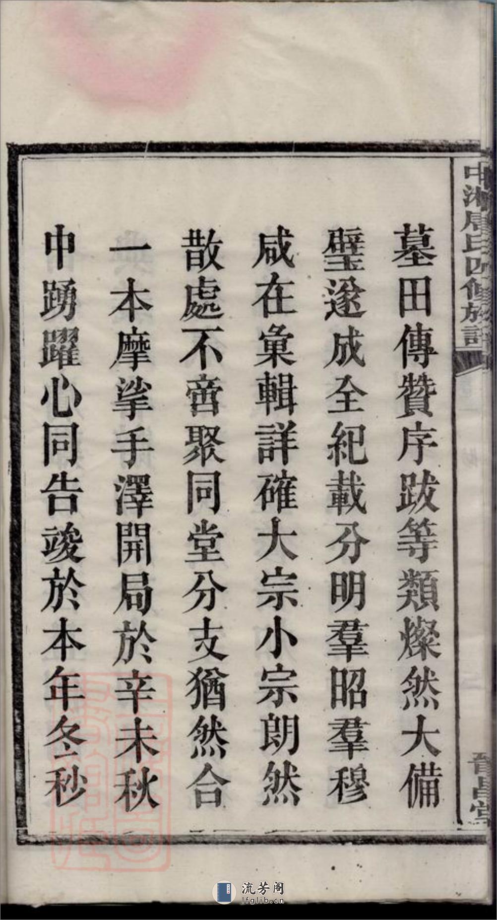 中湘唐氏四修族谱：十六卷：[湘潭] - 第19页预览图