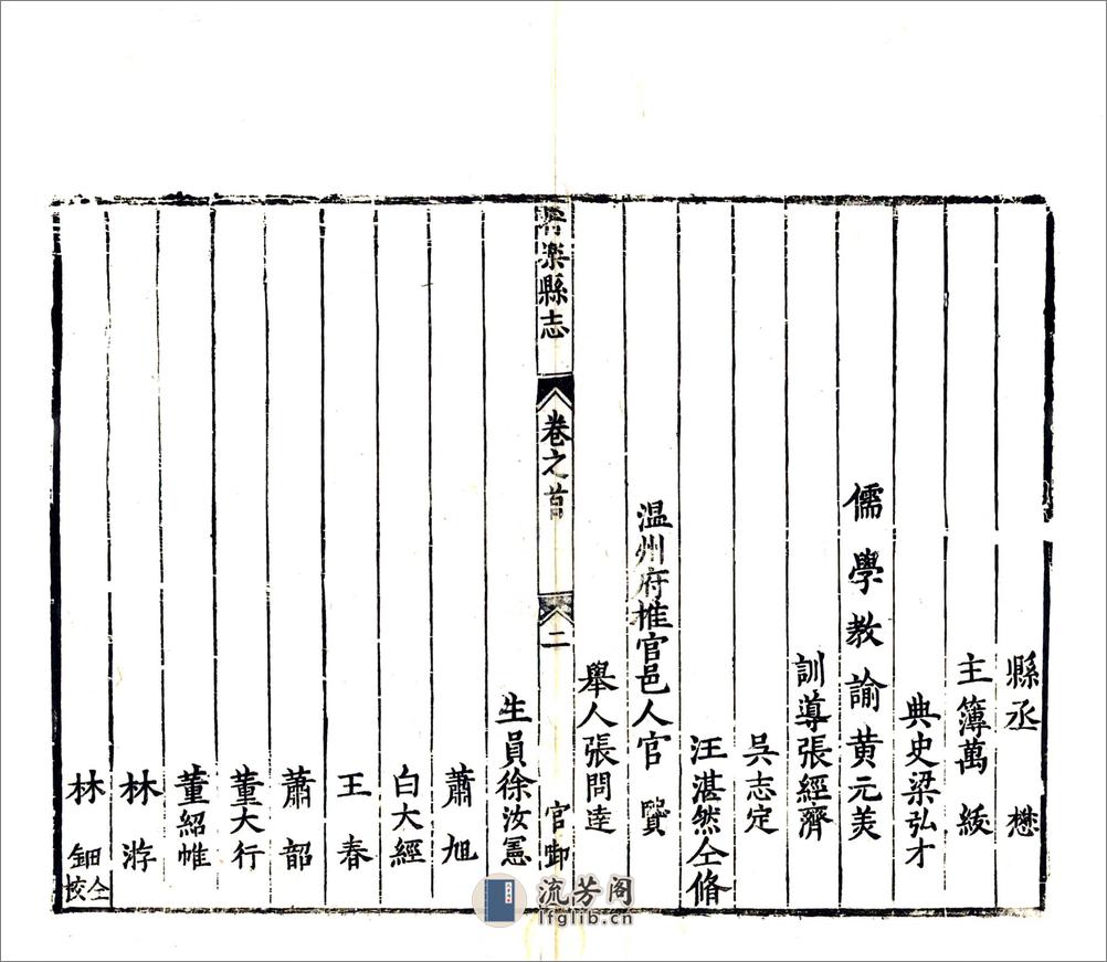 将乐县志（万历） - 第16页预览图