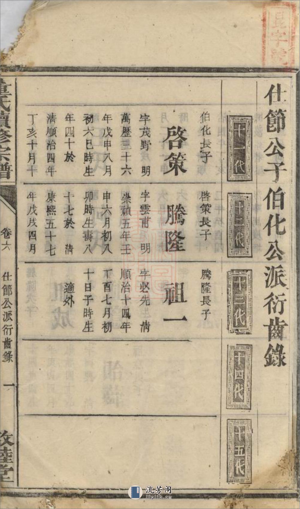 董氏续修宗谱：[湖南] - 第3页预览图