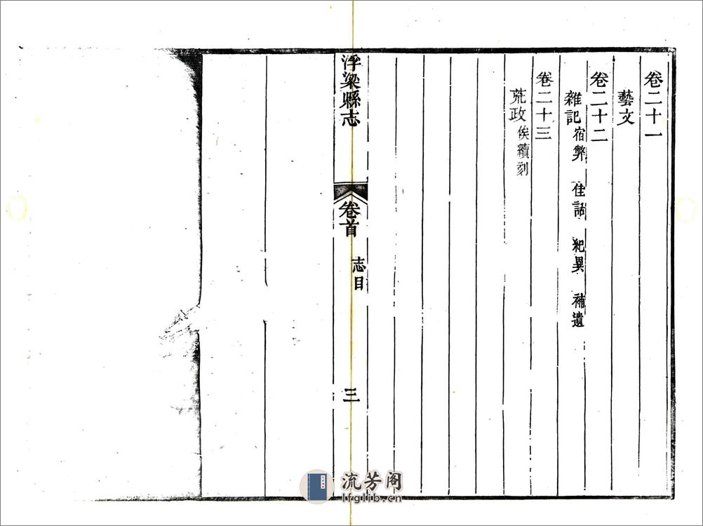 [道光]浮梁县志 - 第6页预览图