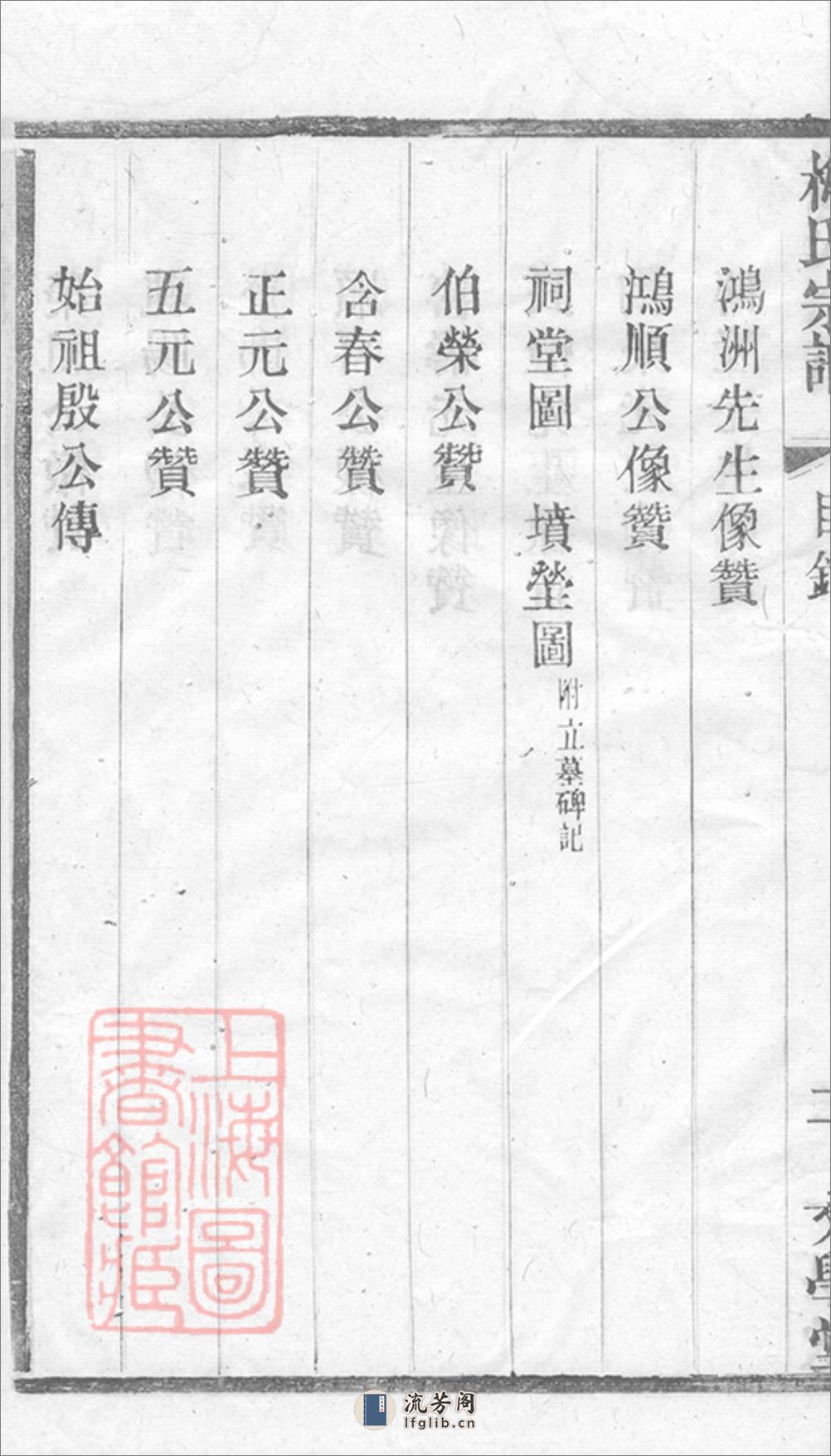 梅氏宗谱：十二卷：[江阴] - 第19页预览图