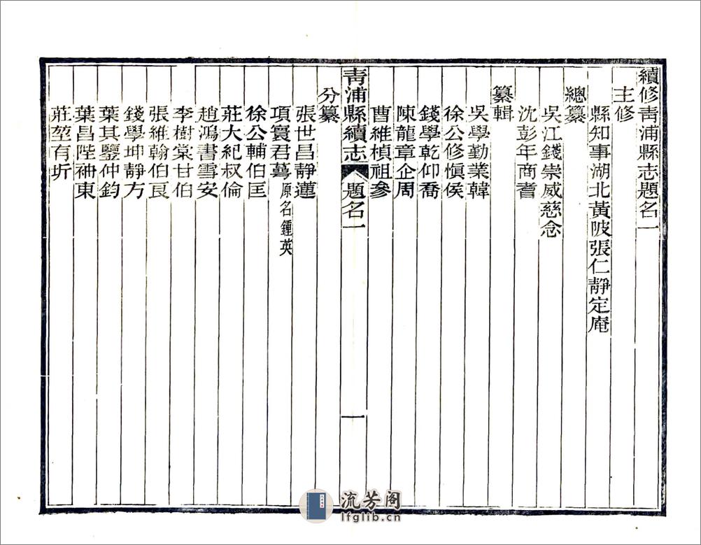 青浦县续志（民国） - 第10页预览图