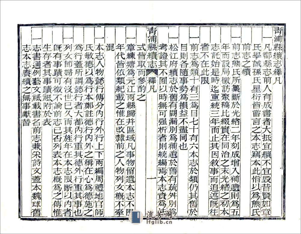 青浦县续志（民国） - 第8页预览图