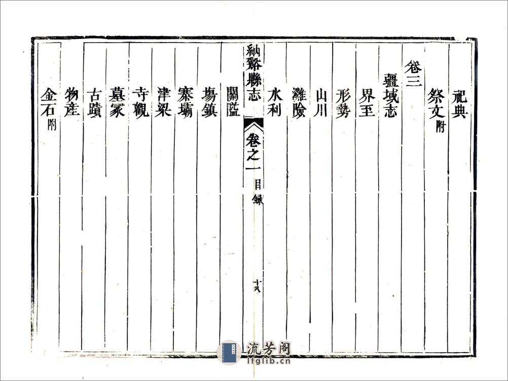 纳溪县志（嘉庆） - 第19页预览图