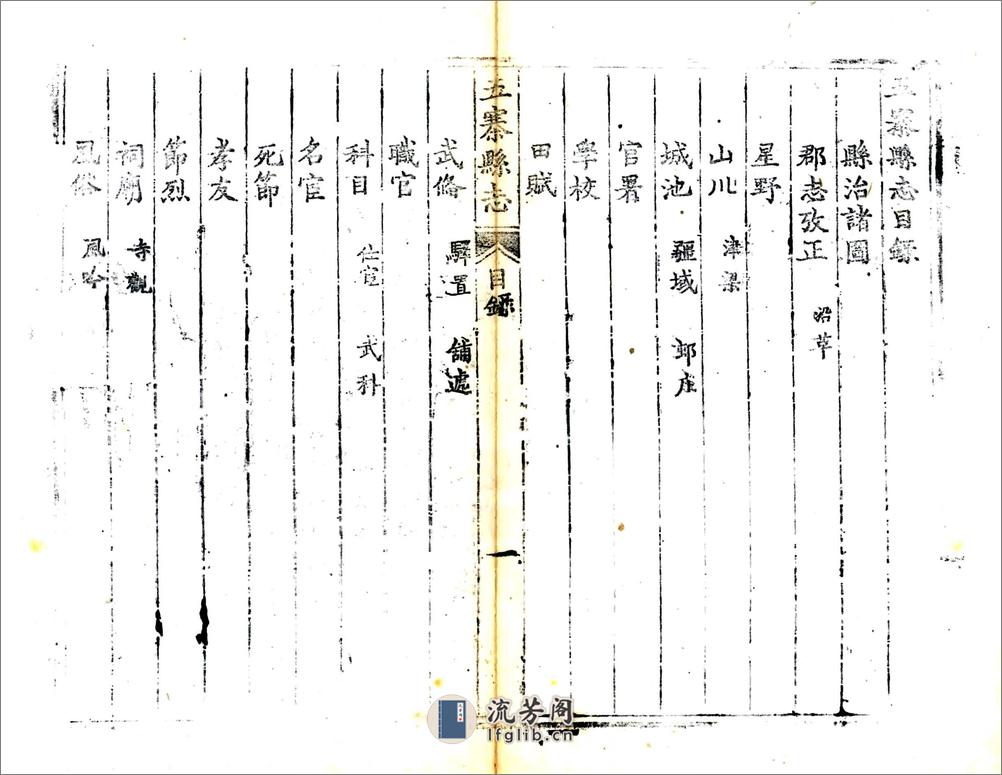 五寨县志（乾隆） - 第20页预览图