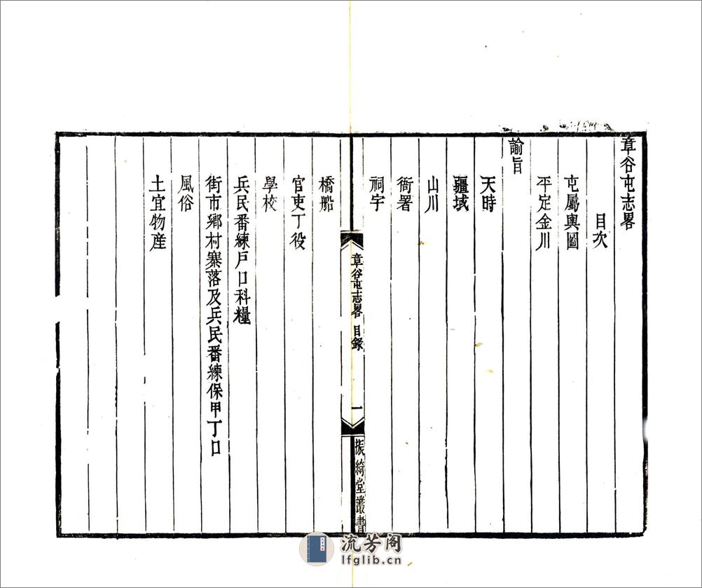 章谷屯志略（同治） - 第4页预览图