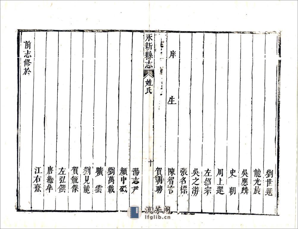 永新县志（乾隆） - 第12页预览图