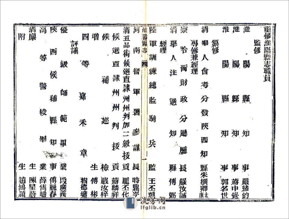 淮阳县志（民国5年） - 第11页预览图