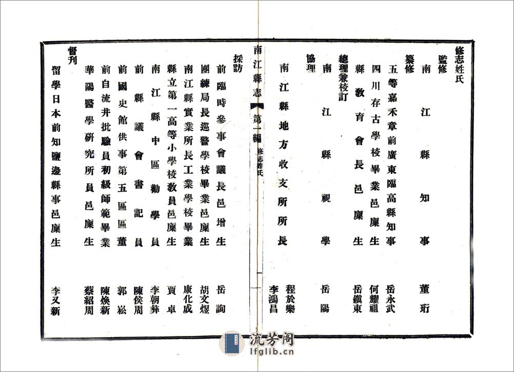 南江县志（民国） - 第4页预览图