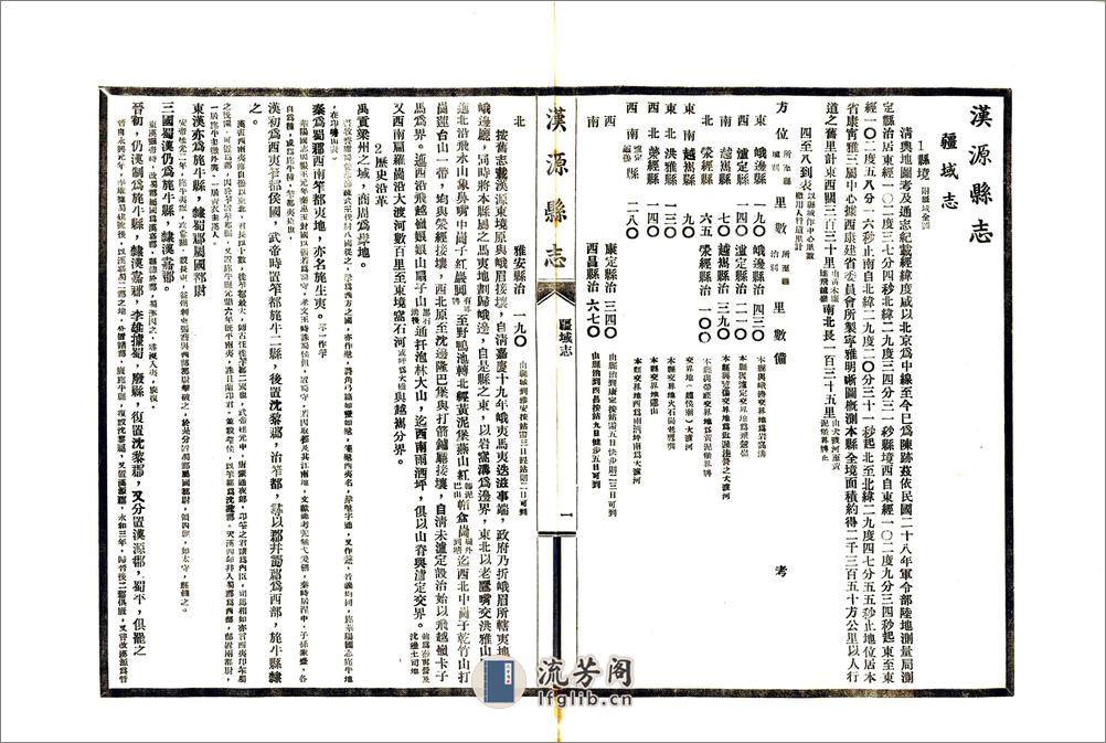 汉源县志（民国） - 第10页预览图