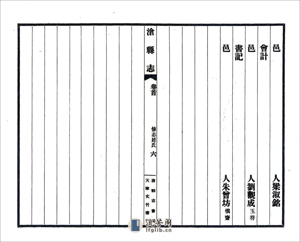 沧县志（民国） - 第14页预览图