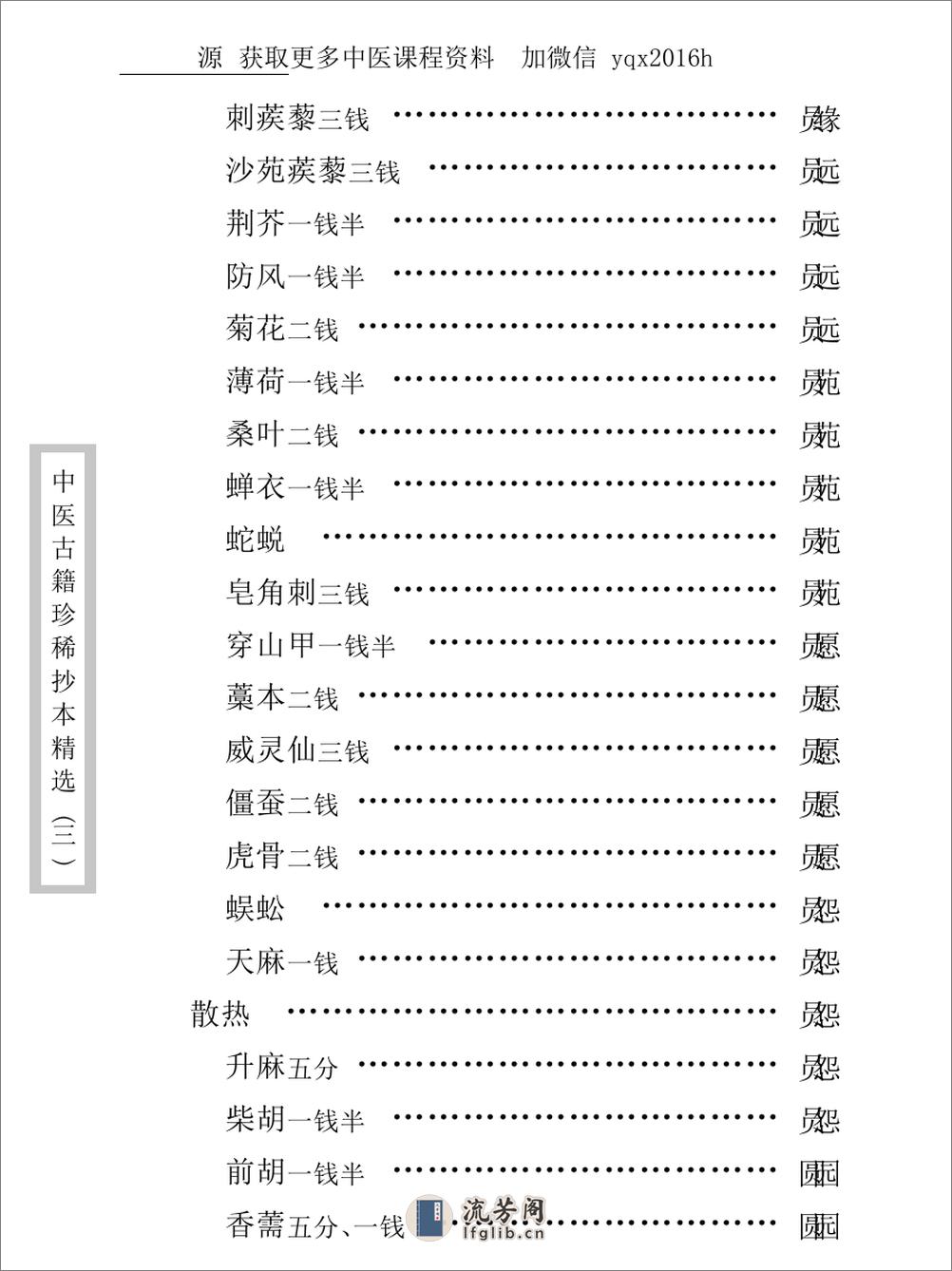 中医古籍珍稀抄本精选--药论 - 第16页预览图