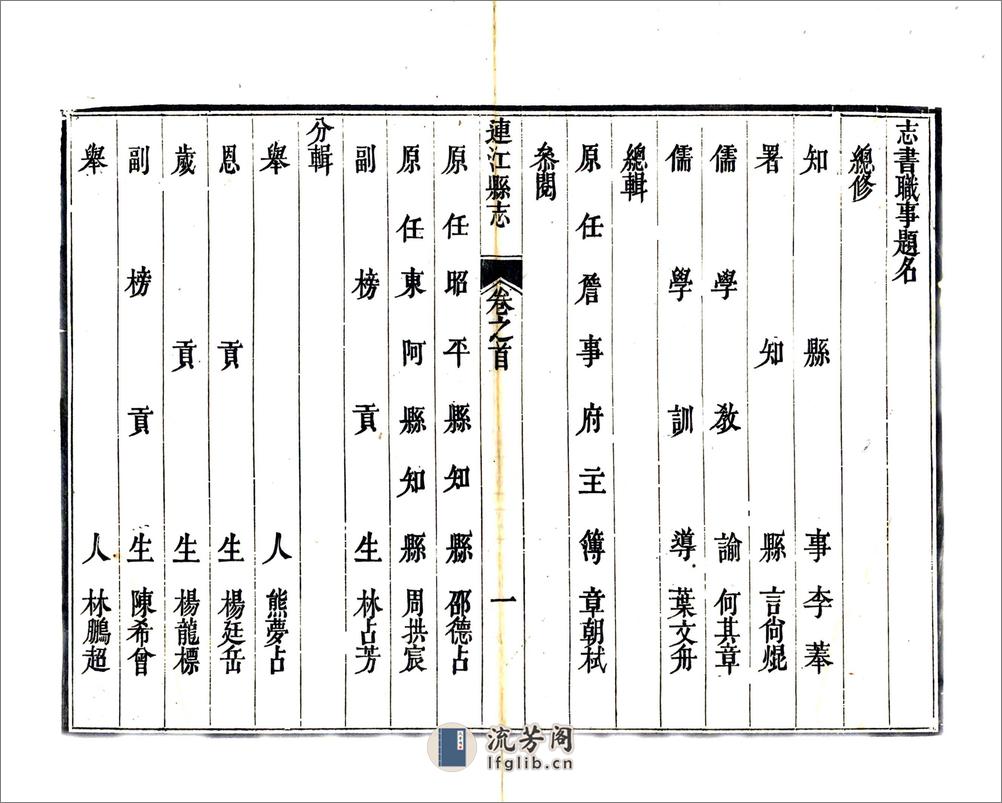 连江县志（嘉庆） - 第12页预览图