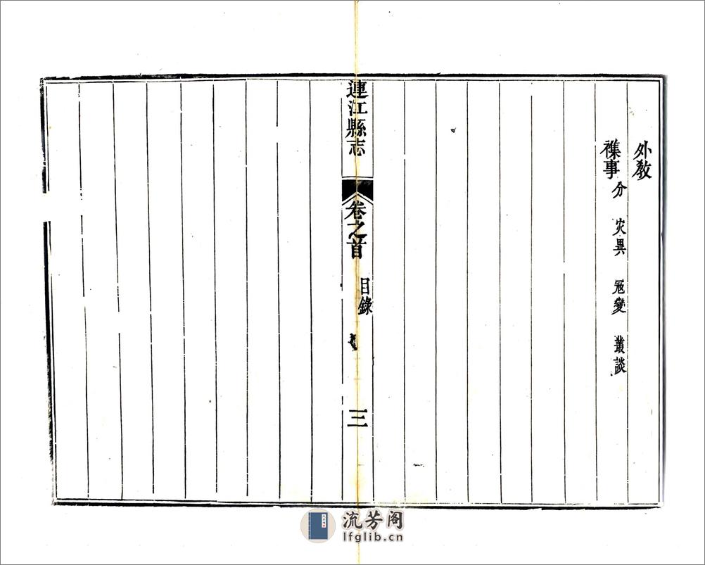 连江县志（嘉庆） - 第18页预览图