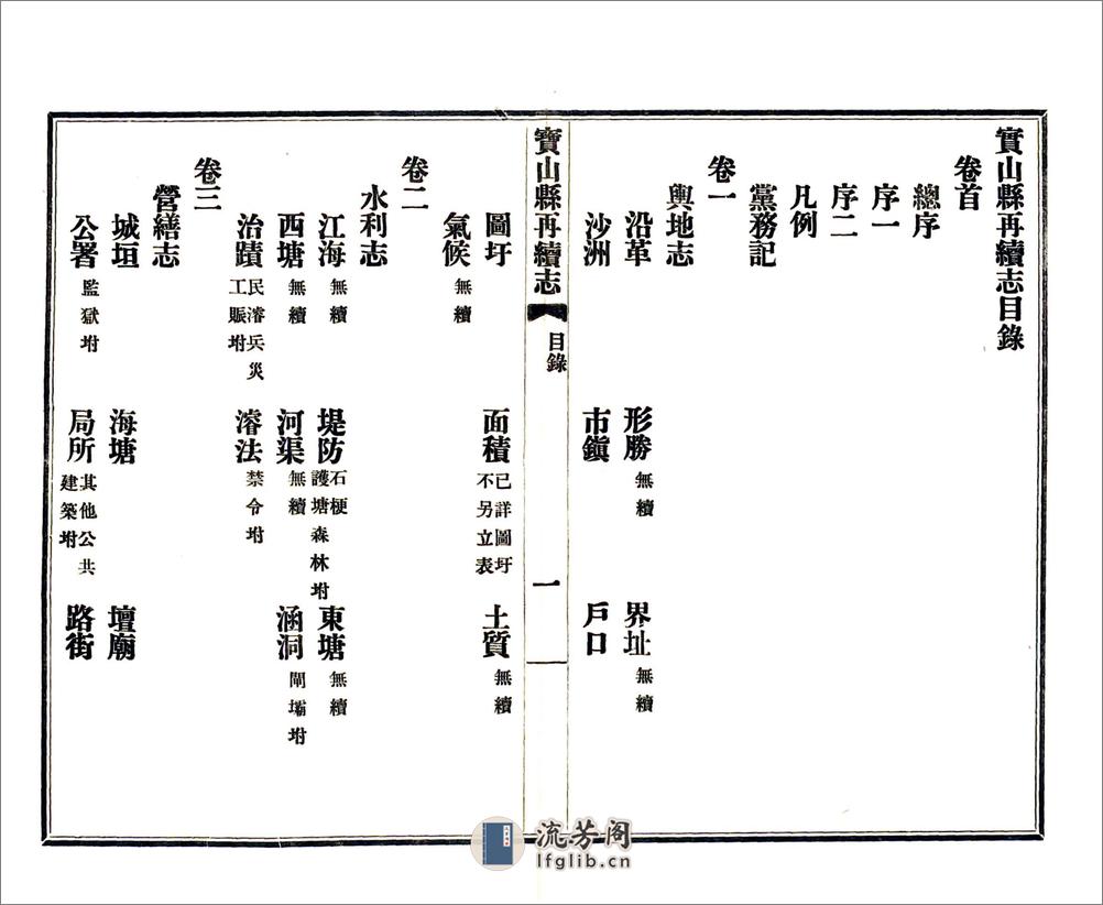 宝山县再续志（民国） - 第9页预览图