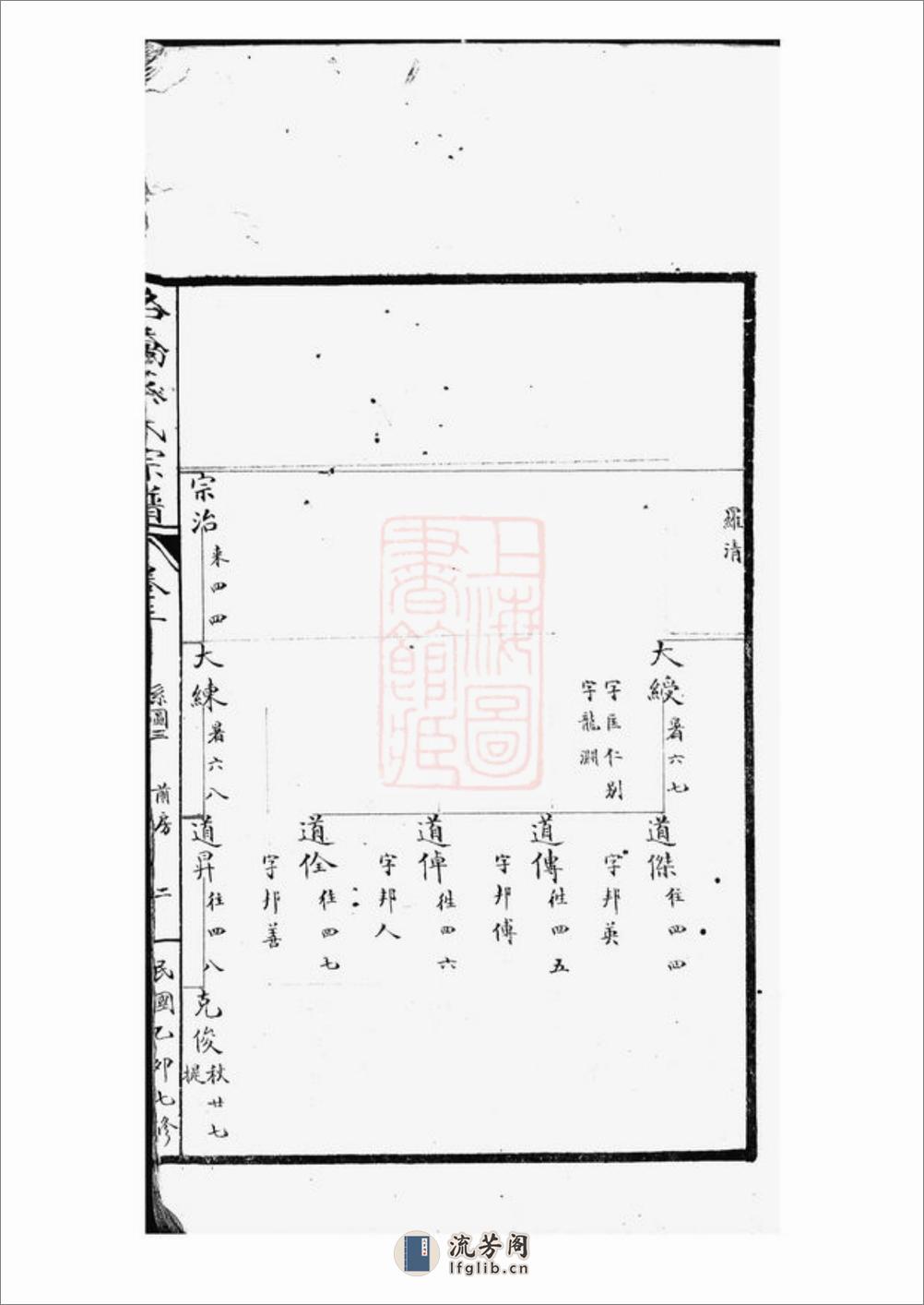 黄岩路桥蔡氏七修宗谱 - 第4页预览图