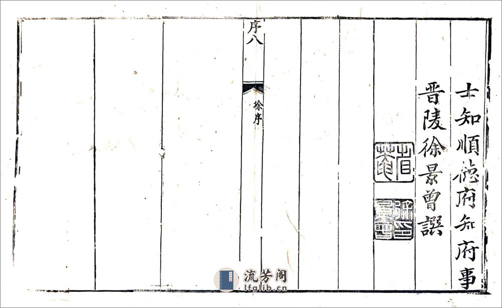 顺德府志（乾隆） - 第8页预览图