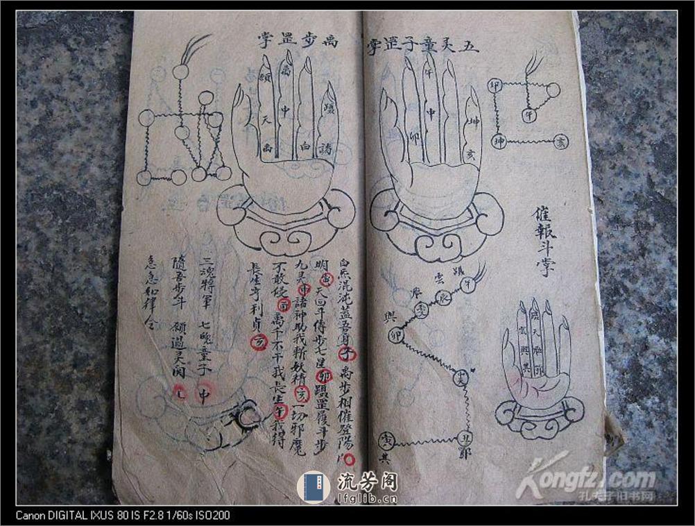 道教掌诀手抄本 - 第10页预览图