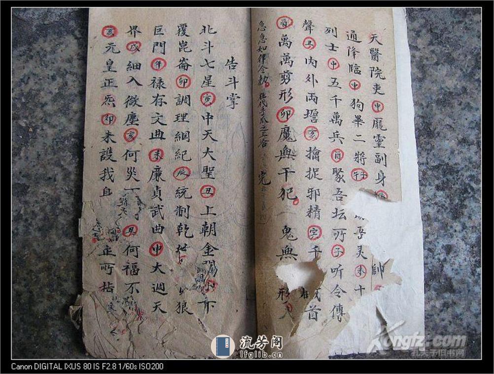 道教掌诀手抄本 - 第2页预览图