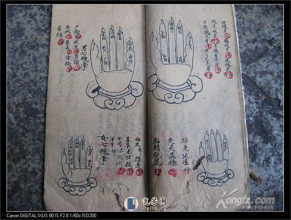 道教掌诀手抄本 - 第20页预览图