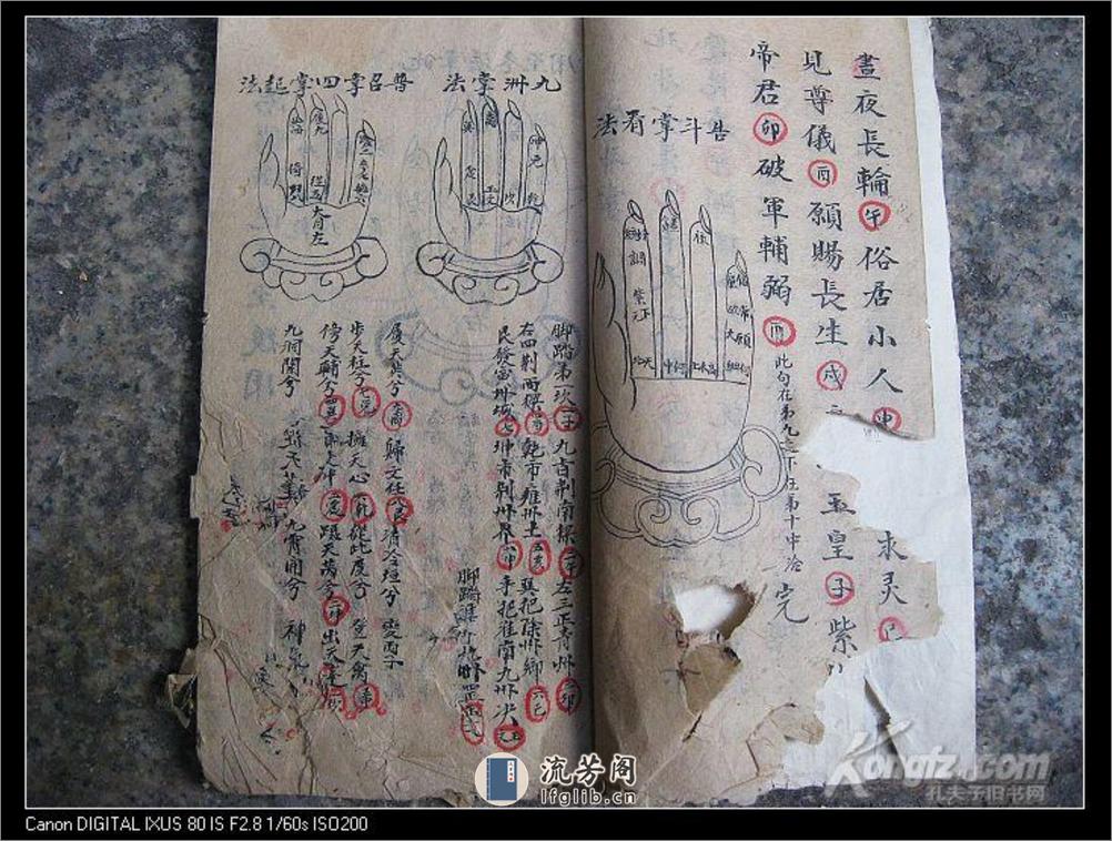 道教掌诀手抄本 - 第3页预览图