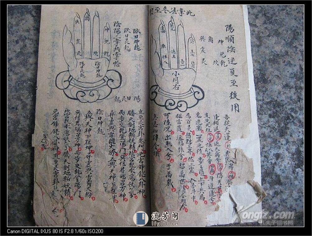 道教掌诀手抄本 - 第4页预览图