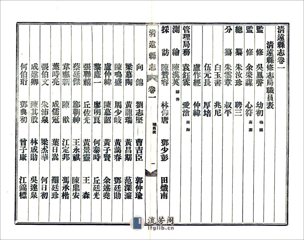 清远县志（民国） - 第11页预览图