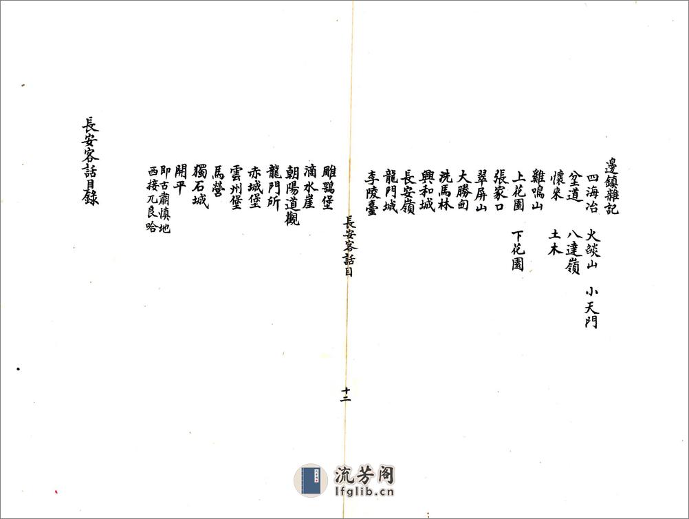 长安客话（明） - 第14页预览图