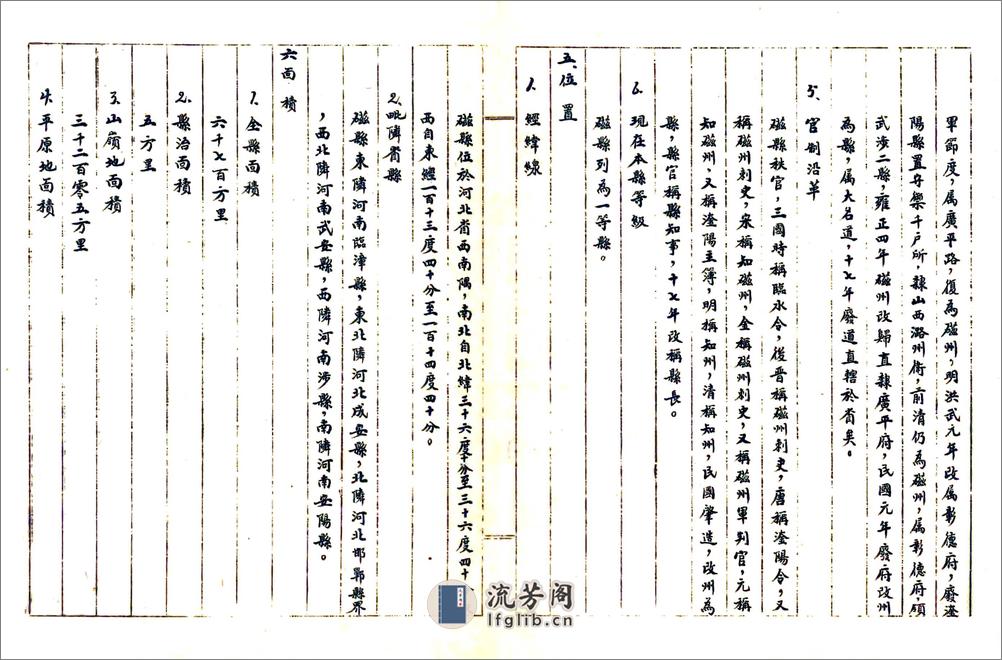 河北省磁县地方实际情况调查报告书（民国）(1) - 第15页预览图