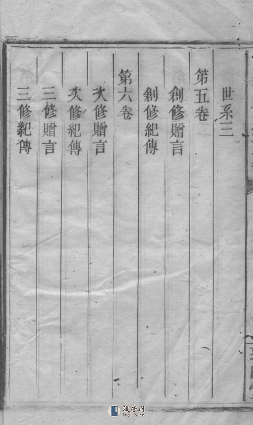 王氏培庭公四修支谱：七卷：[祁阳] - 第6页预览图