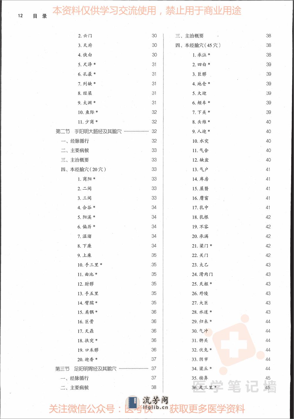 《针灸学》--人卫--十三五教材｜第10版（黑白） - 第2页预览图