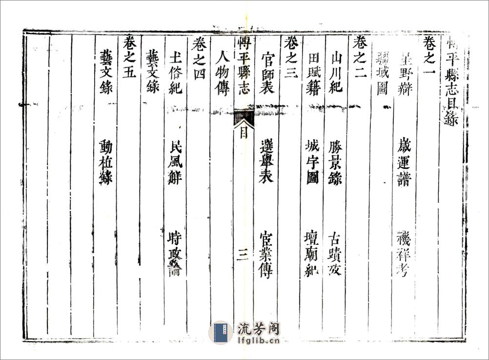 博平县志（康熙） - 第10页预览图