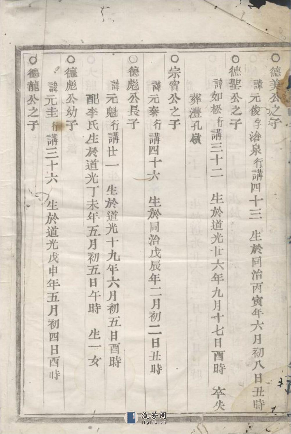 毛氏宗谱：[会稽] - 第3页预览图