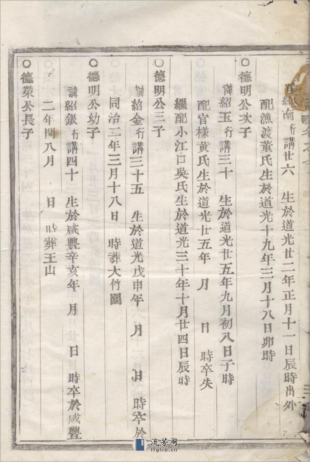 毛氏宗谱：[会稽] - 第5页预览图