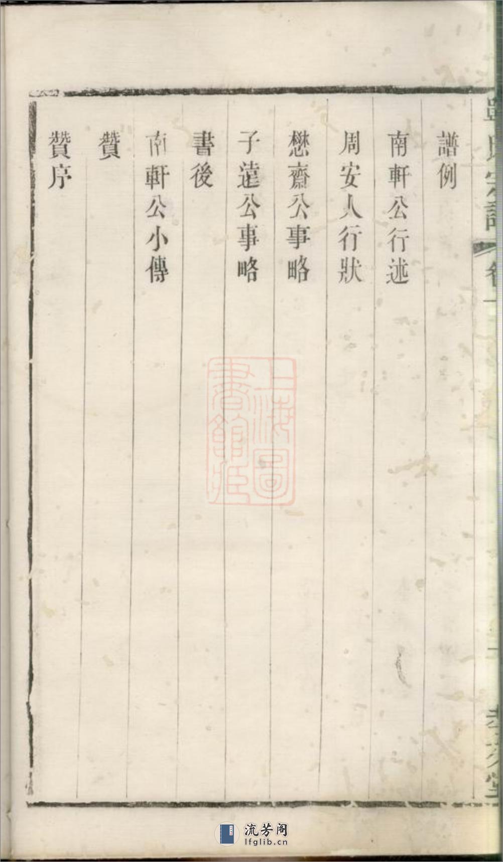 锡山单氏宗谱：六卷：[无锡] - 第11页预览图