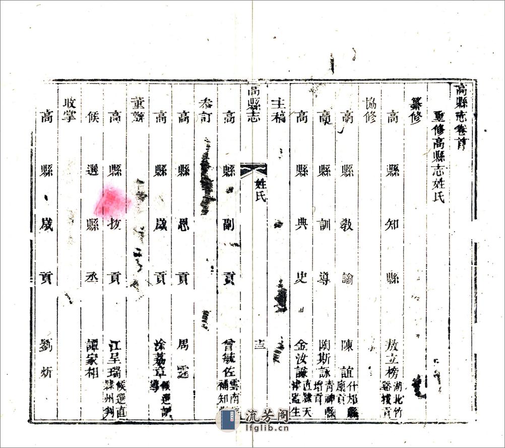 高县志（同治） - 第13页预览图