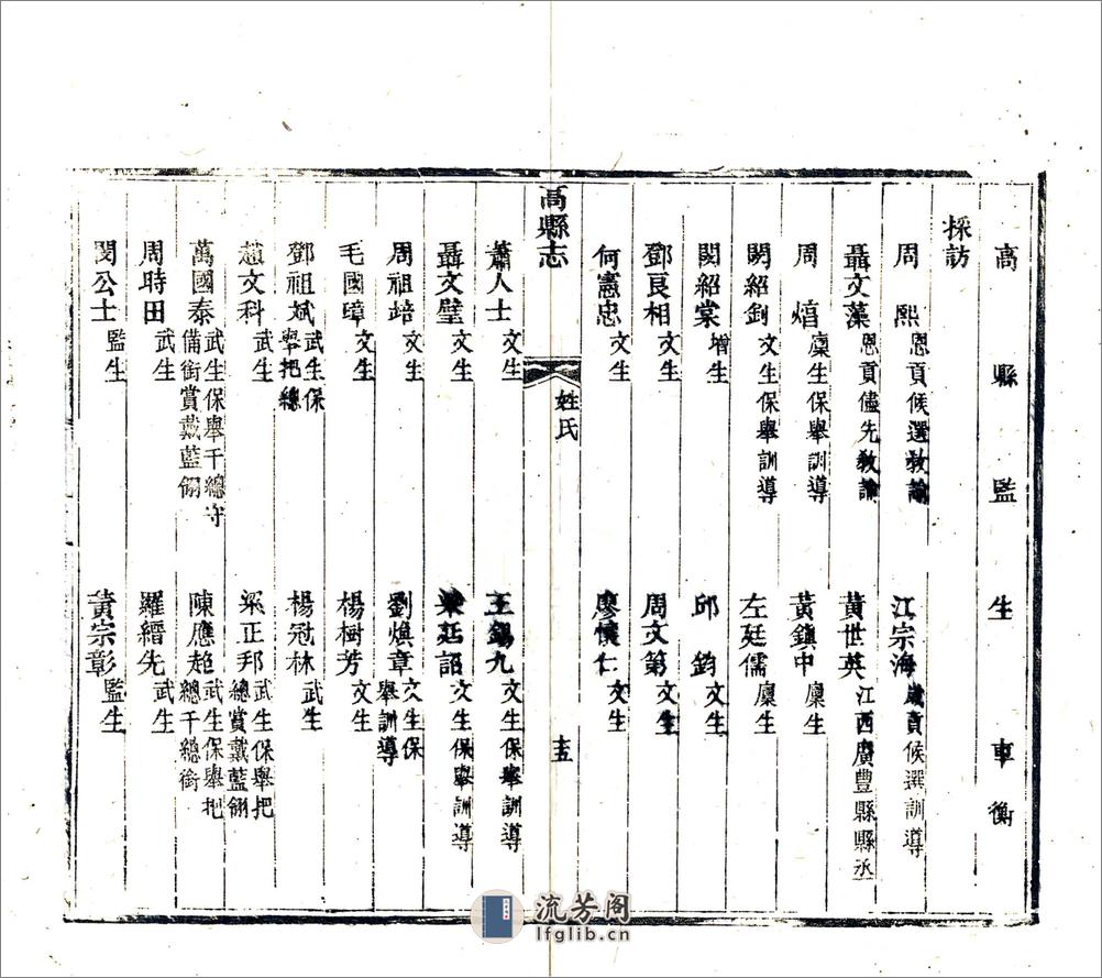 高县志（同治） - 第14页预览图