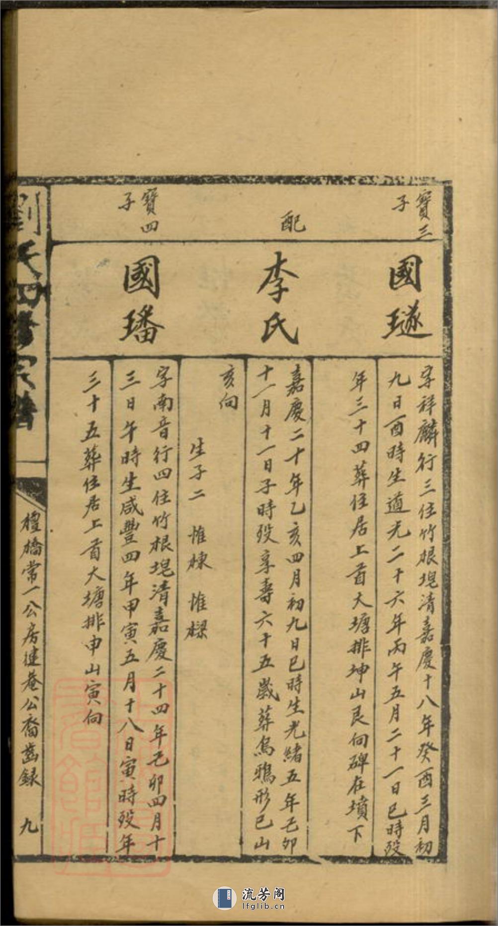 衡阳狮子坪刘氏四修宗谱：不分卷 - 第19页预览图