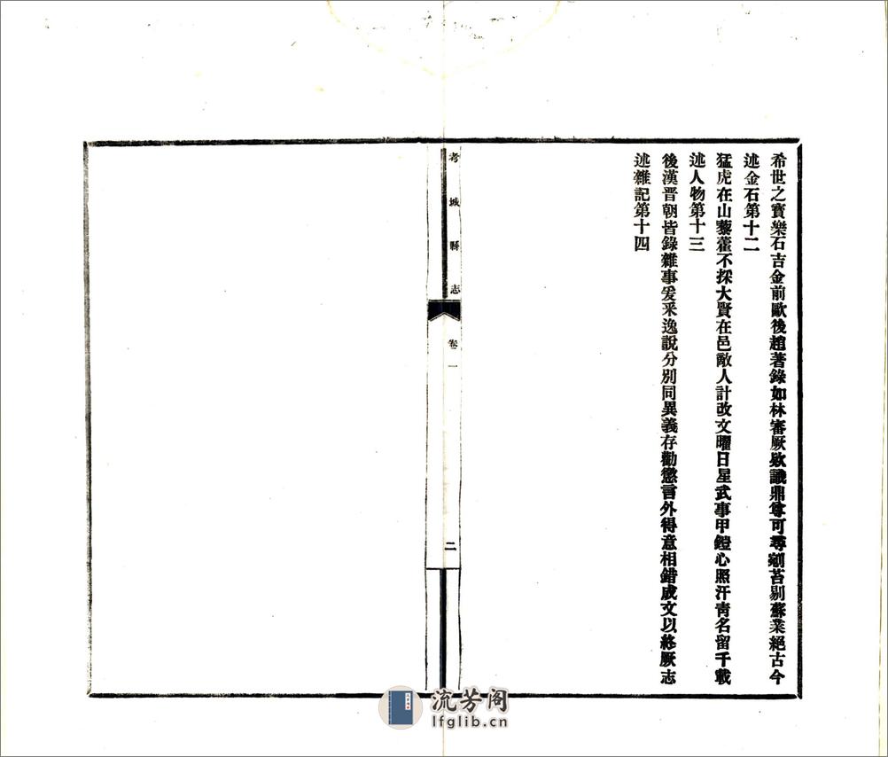 考城县志（民国13年） - 第12页预览图